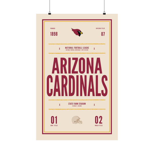 Vintage Wall Art (Arizona Cardinals)