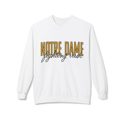 Vintage College Sweatshirt | Notre Dame Fighting Irish