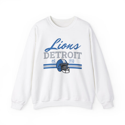 Vintage Football Sweatshirt | Detroit Lions