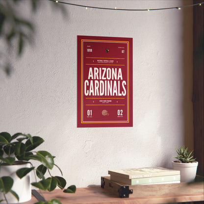 Vintage Wall Art (Arizona Cardinals)