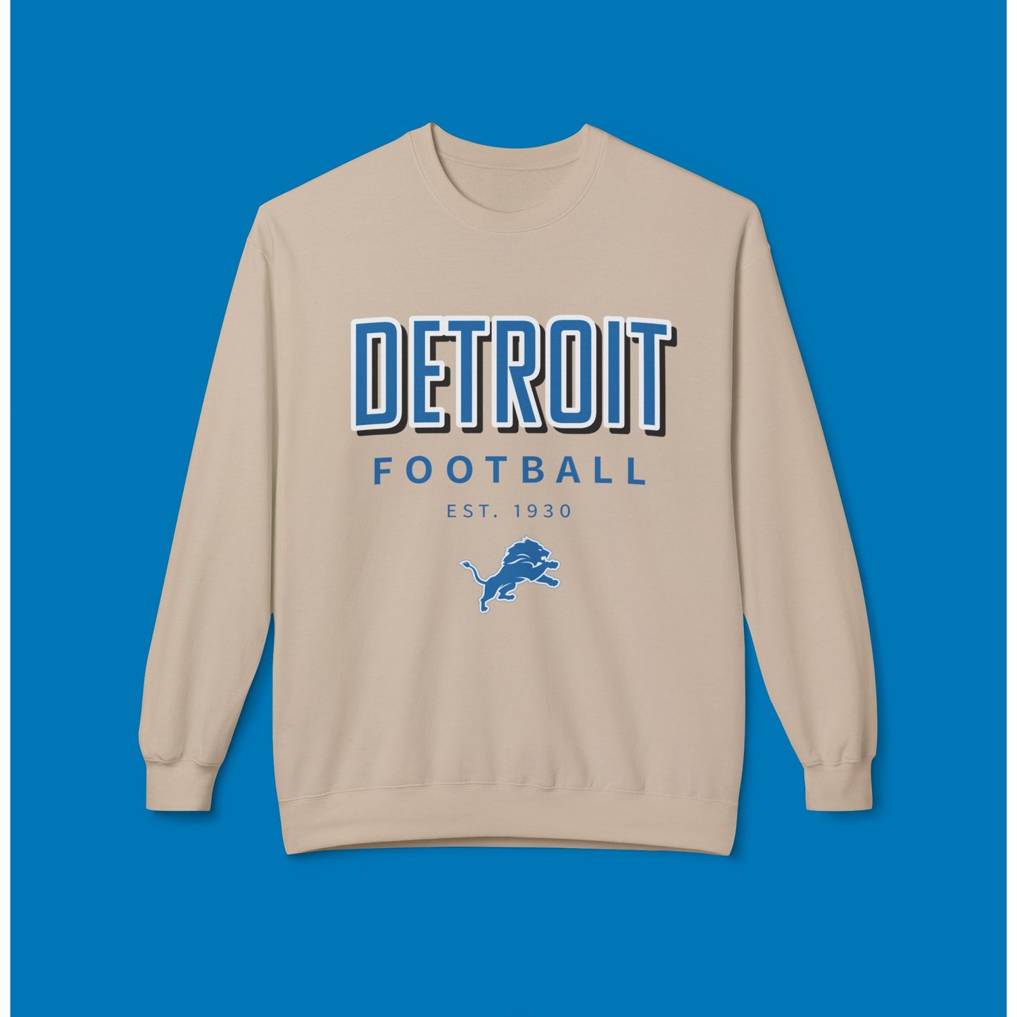 Vintage Football Sweatshirt | Detroit Lions