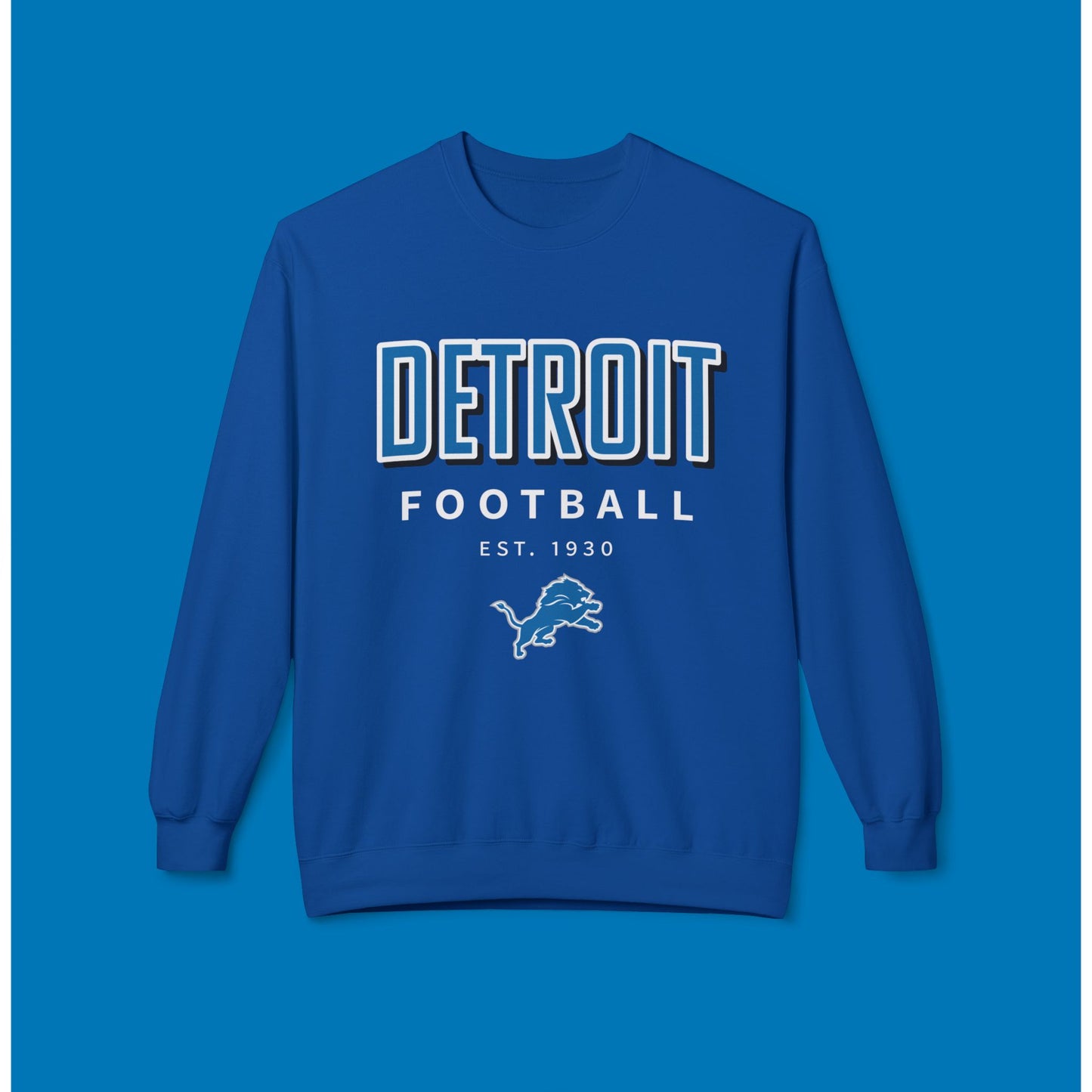 Vintage Football Sweatshirt | Detroit Lions