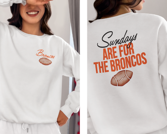 Vintage Football Sweatshirt | Denver Broncos