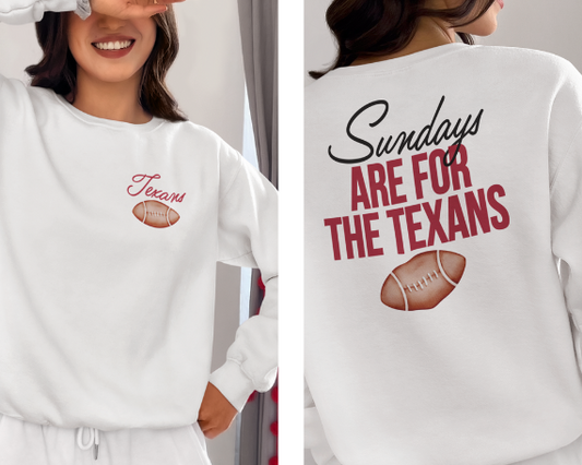 Vintage Football Sweatshirt | Houston Texans