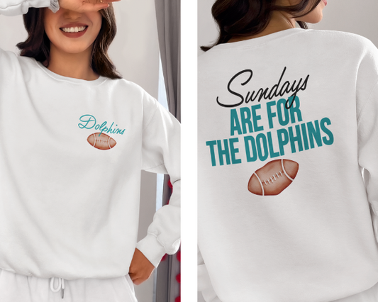 Vintage Football Sweatshirt | Miami Dolphins