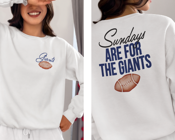 Vintage Football Sweatshirt | New York Giants