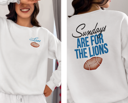 Vintage Football Sweatshirt | Detroit Lions