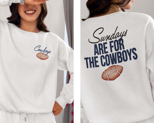 Vintage Football Sweatshirt | Dallas Cowboys