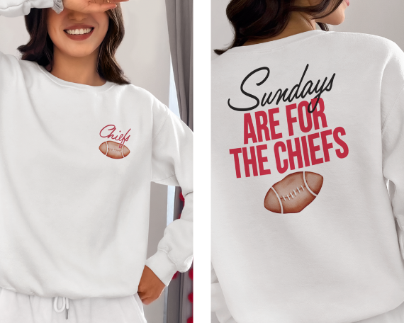 Vintage Football Sweatshirt | Kansas City Chiefs