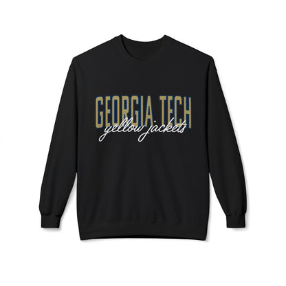 Vintage College Sweatshirt | Georgia Tech Yellow Jackets