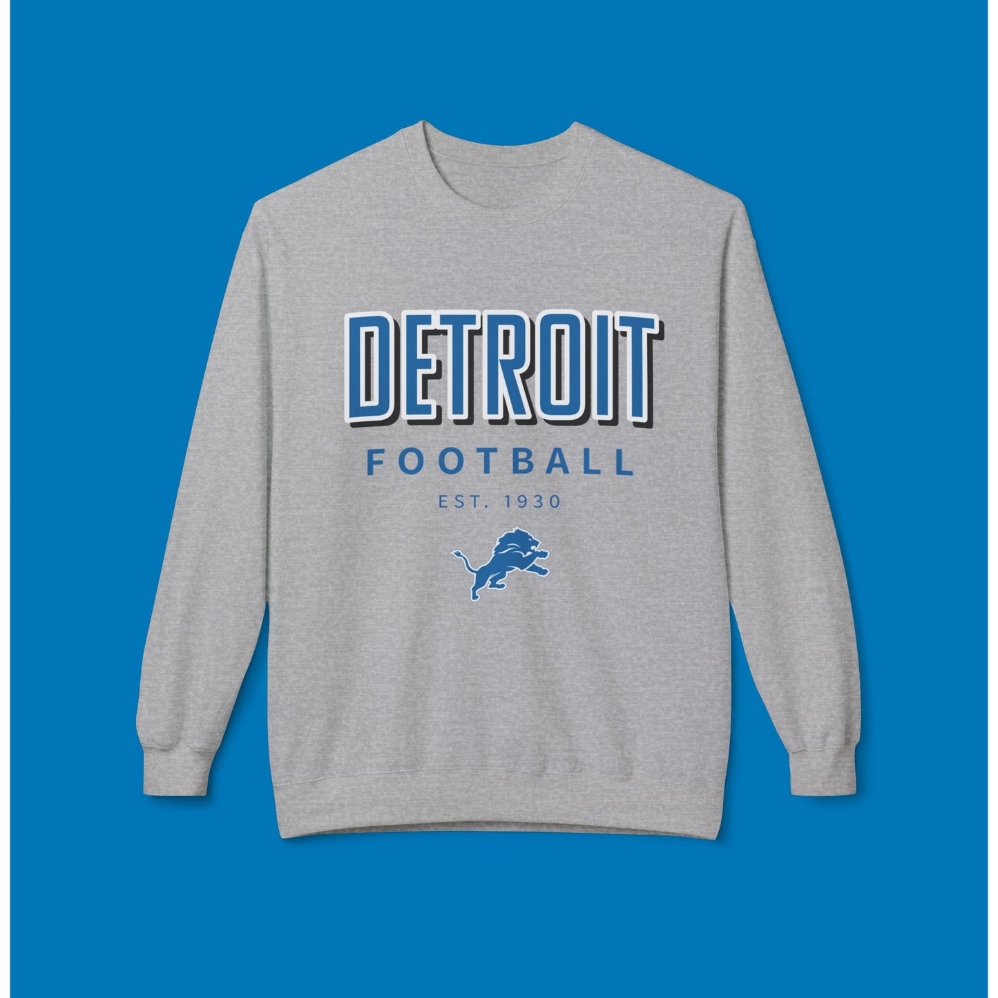 Vintage Football Sweatshirt | Detroit Lions