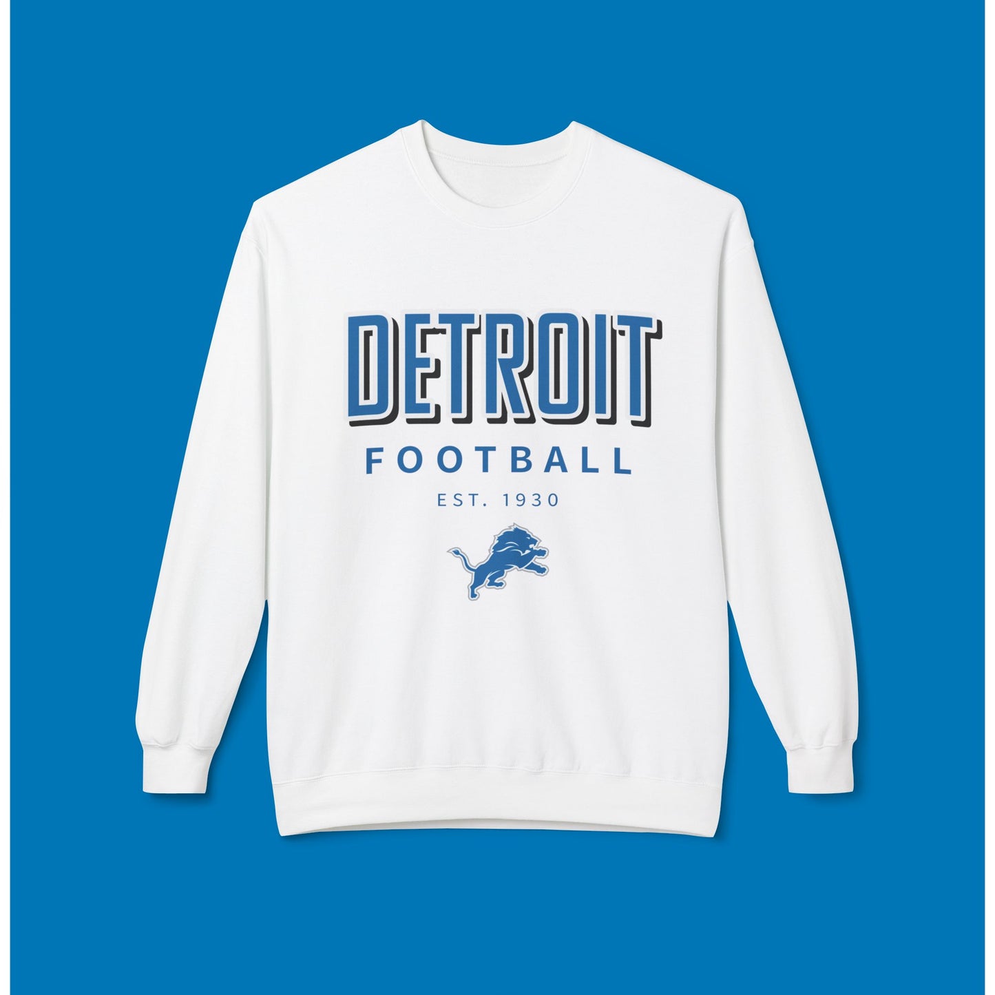 Vintage Football Sweatshirt | Detroit Lions