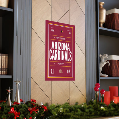 Vintage Wall Art (Arizona Cardinals)