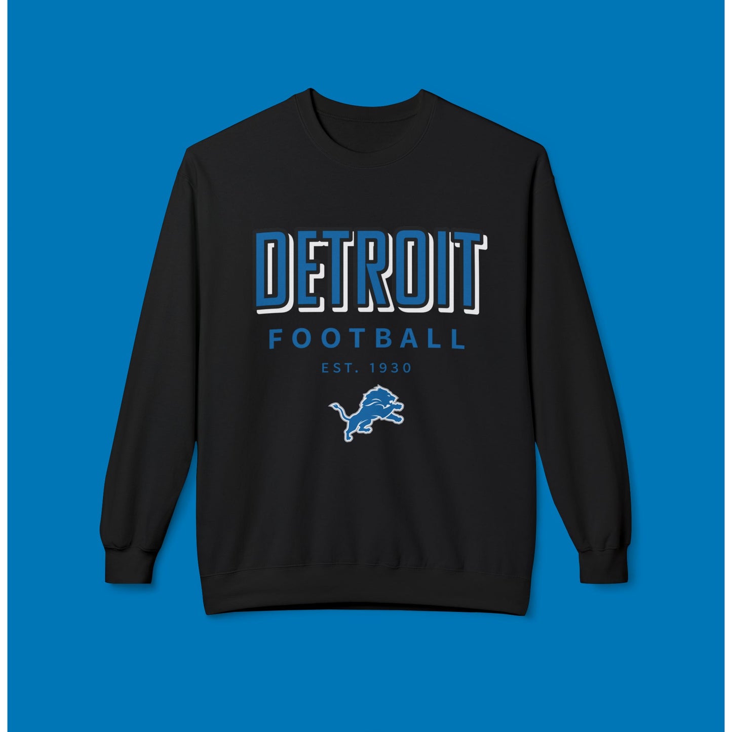 Vintage Football Sweatshirt | Detroit Lions