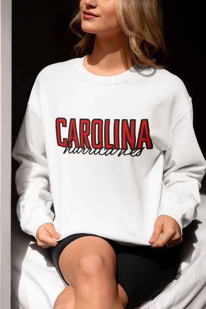 Vintage Hockey Sweatshirt | Carolina Hurricanes