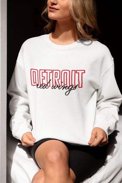 Vintage Hockey Sweatshirt | Detroit Red Wings