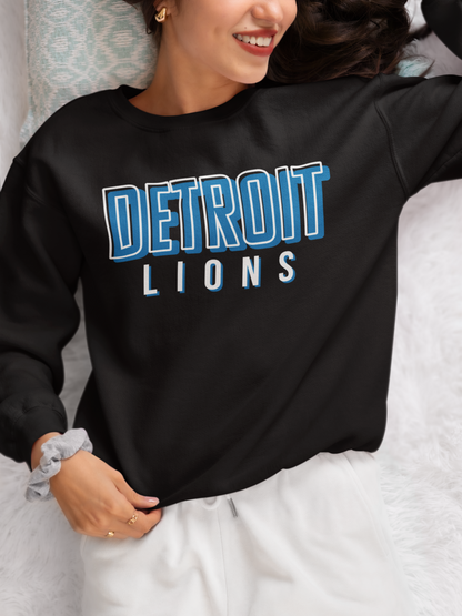 Vintage Football Sweatshirt | Detroit Lions