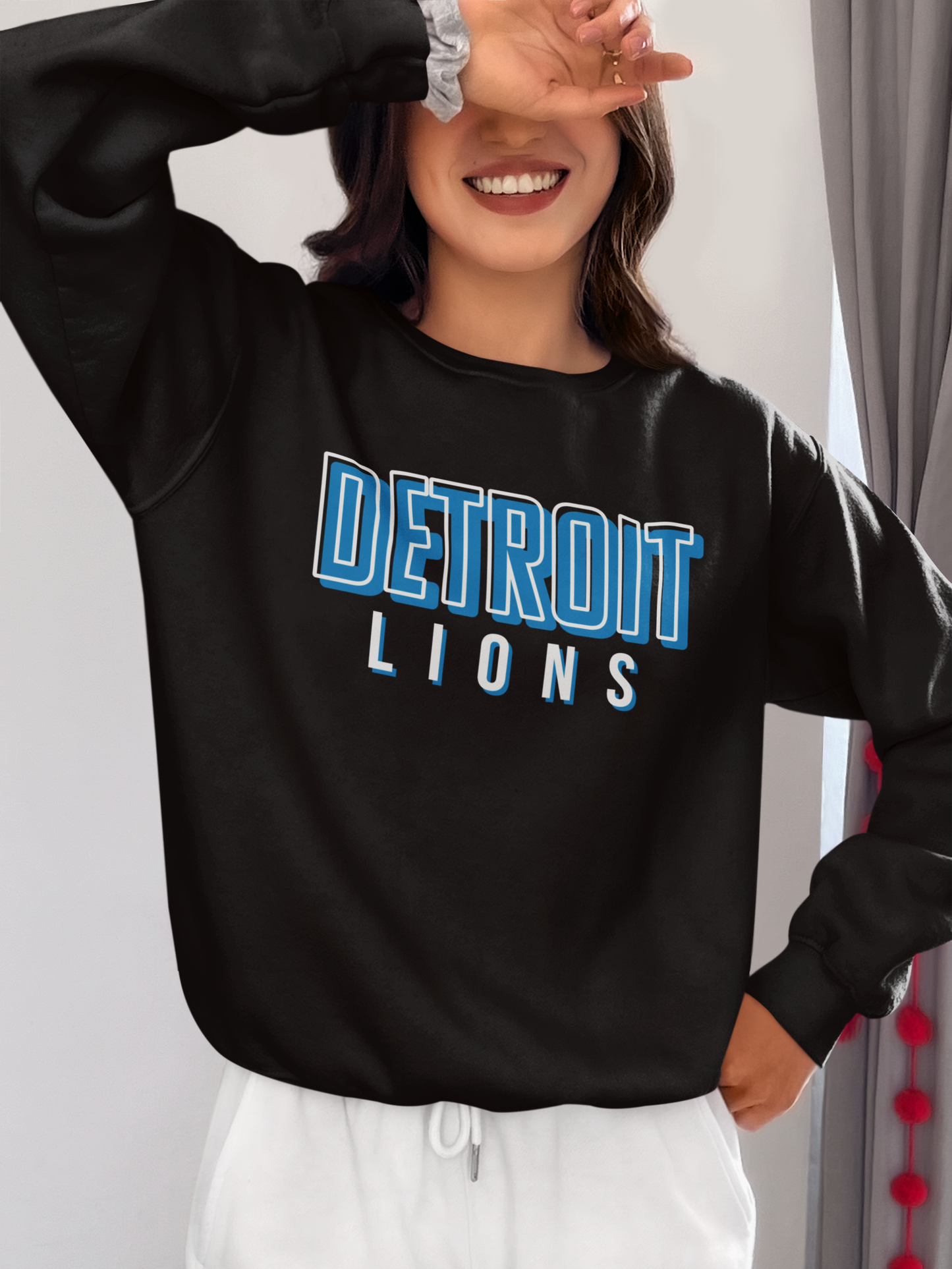 Vintage Football Sweatshirt | Detroit Lions