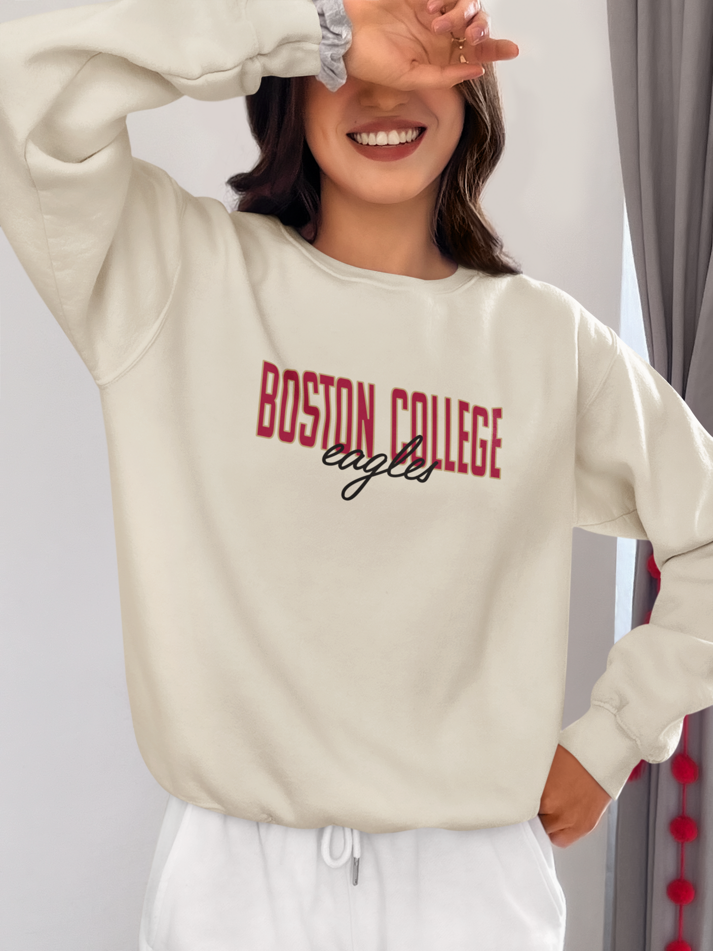 Vintage College Sweatshirt | Boston College Eagles