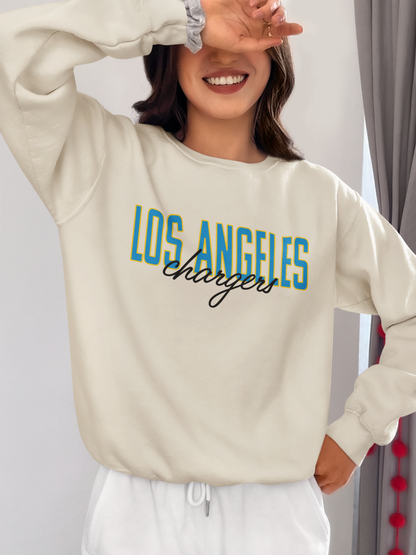 Vintage Football Sweatshirt | Los Angeles Chargers