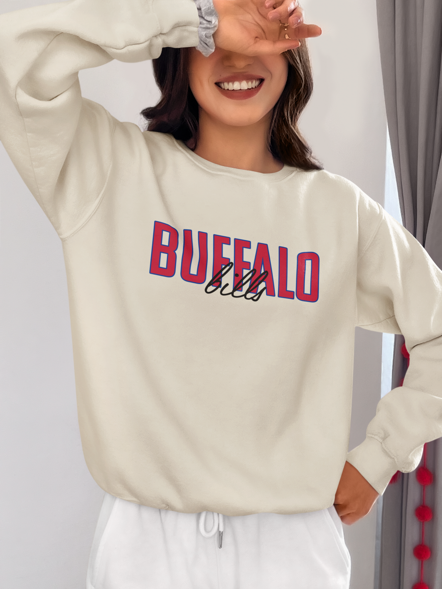 Vintage Football Sweatshirt | Buffalo Bills