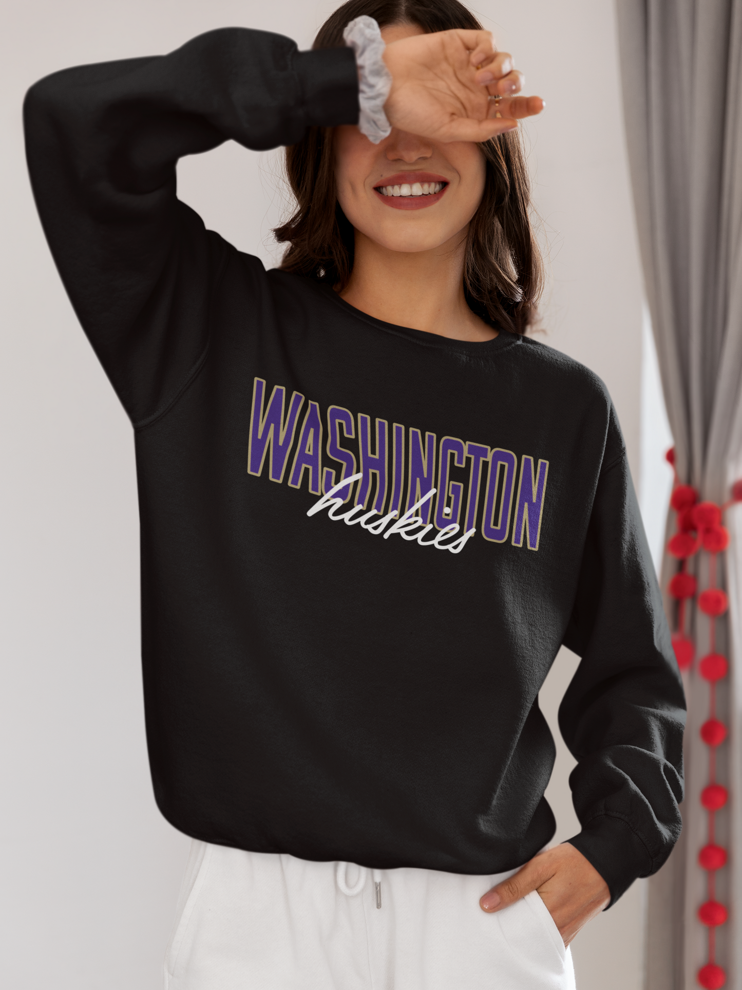 Vintage College Sweatshirt | Washington Huskies