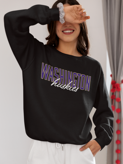 Vintage College Sweatshirt | Washington Huskies