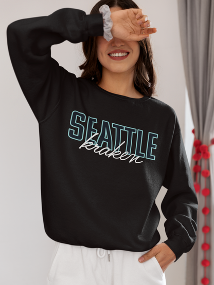 Vintage Hockey Sweatshirt | Seattle Kraken