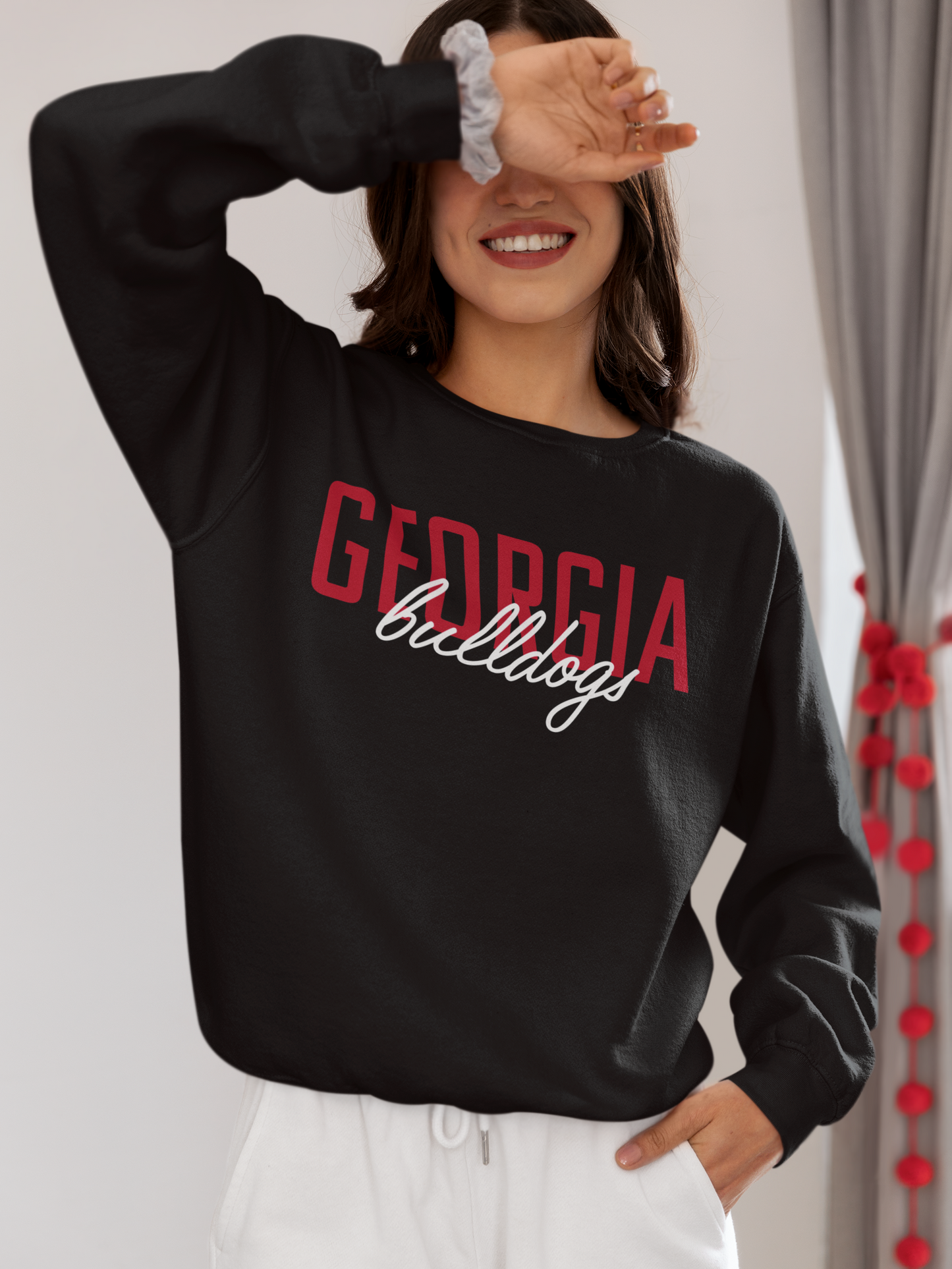 Vintage College Sweatshirt | Georgia Bulldogs