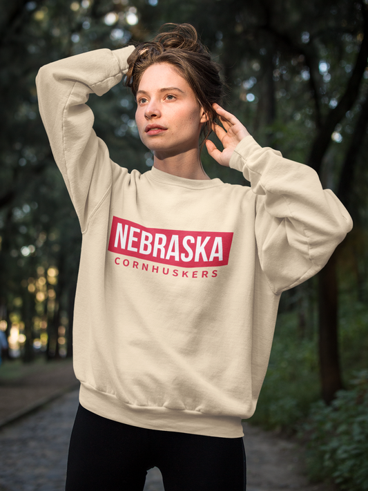 Vintage College Sweatshirt | Nebraska Cornhuskers