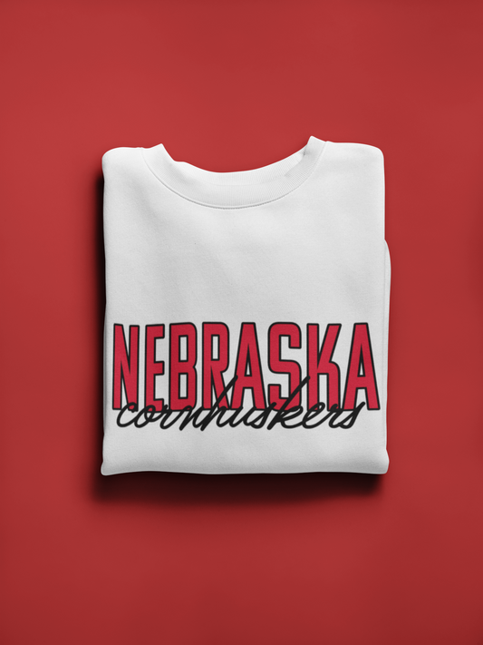 Vintage College Sweatshirt | Nebraska Cornhuskers