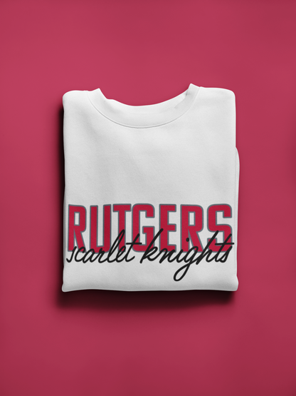 Vintage College Sweatshirt | Rutgers Scarlet Knights