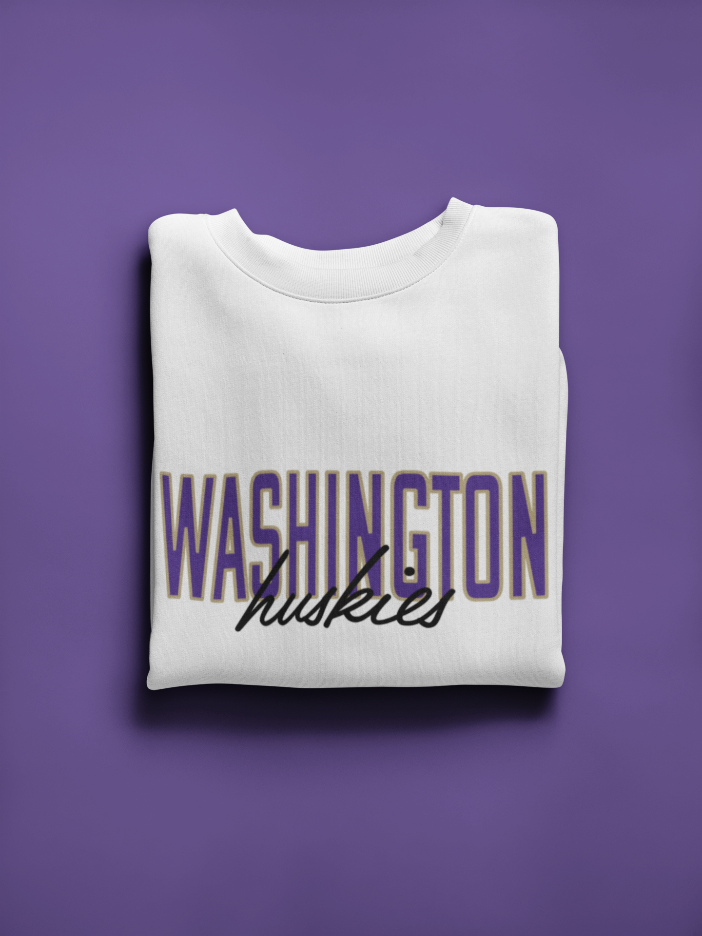 Vintage College Sweatshirt | Washington Huskies