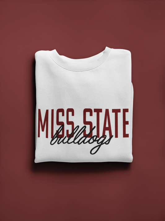 Vintage College Sweatshirt | Mississippi State Bulldogs