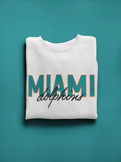 Vintage Football Sweatshirt | Miami Dolphins