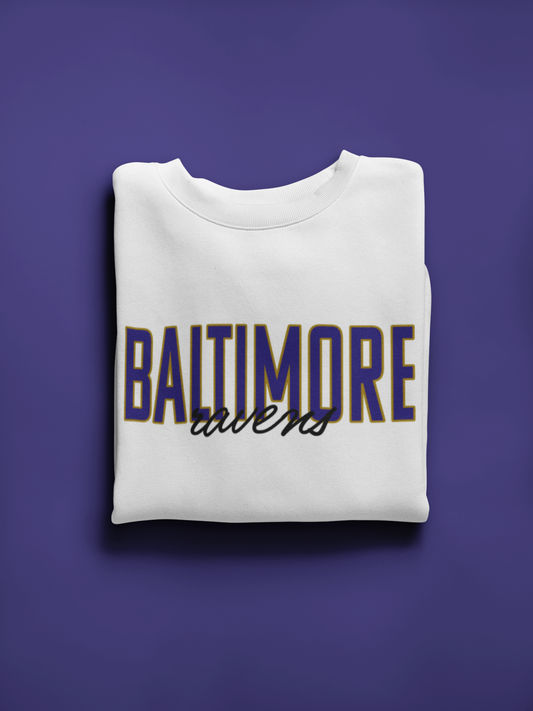 Vintage Football Sweatshirt | Baltimore Ravens