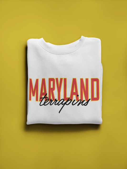 Vintage College Sweatshirt | Maryland Terrapins