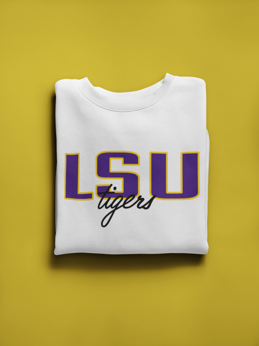 Vintage College Sweatshirt | LSU Tigers