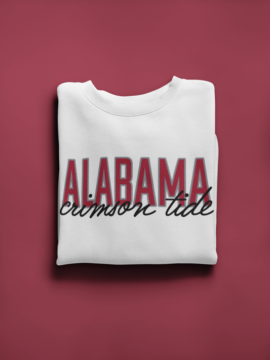 Vintage College Sweatshirt | Alabama Crimson Tide