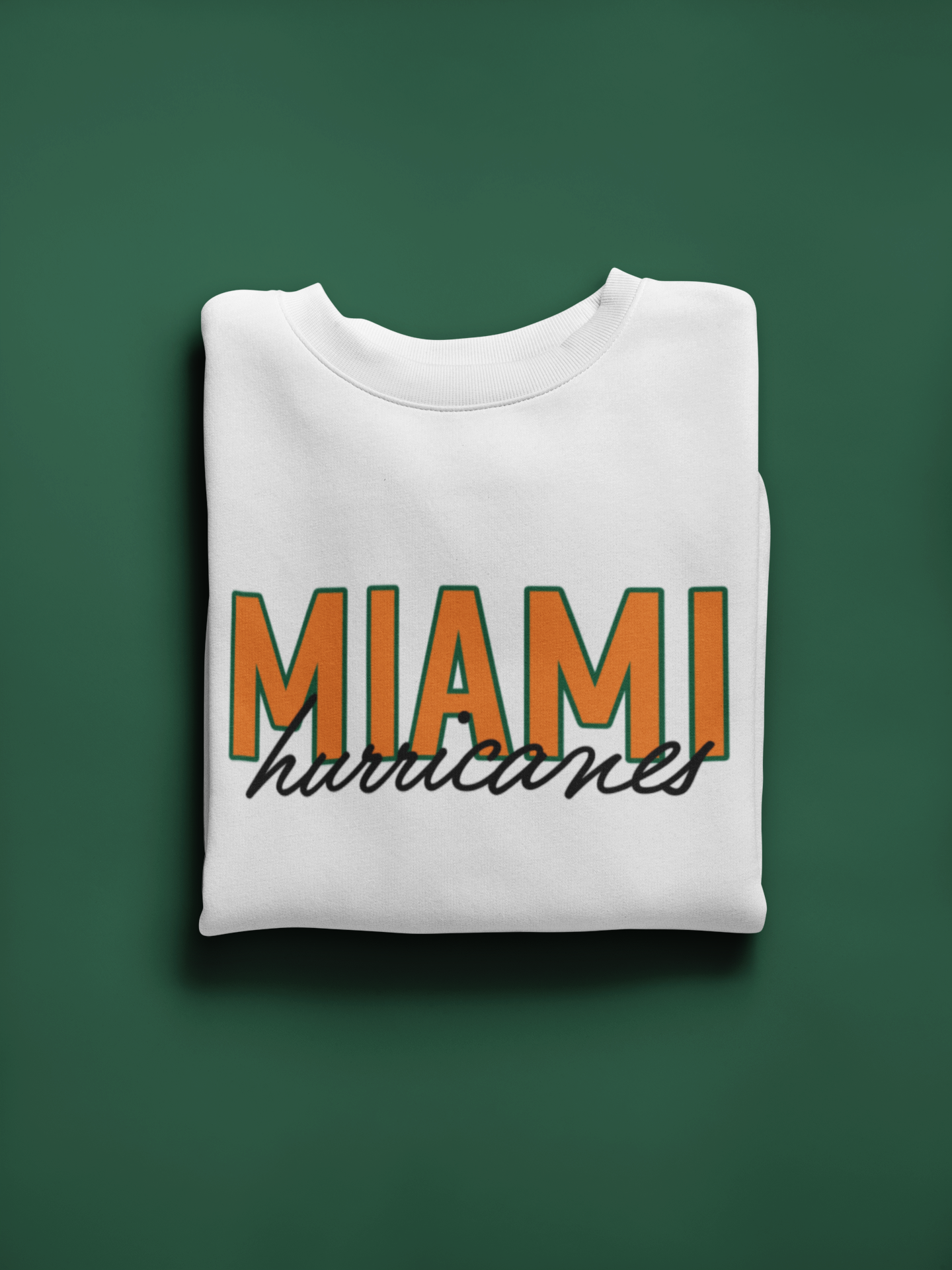 Vintage College Sweatshirt | Miami Hurricanes