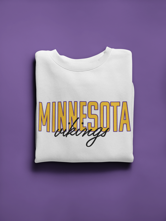 Vintage Football Sweatshirt | Minnesota Vikings