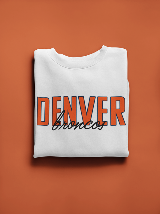 Vintage Football Sweatshirt | Denver Broncos