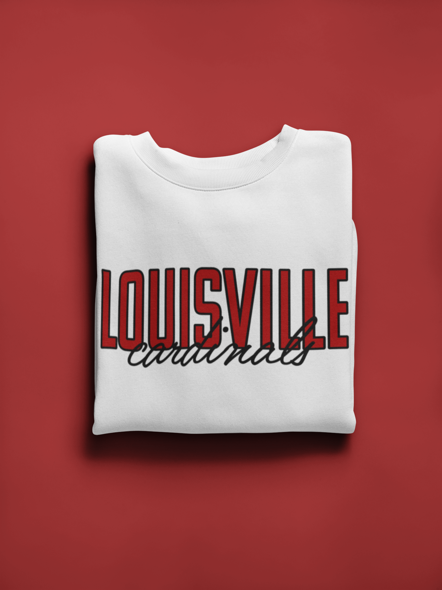 Vintage College Sweatshirt | Louisville Cardinals