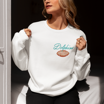 Vintage Football Sweatshirt | Miami Dolphins