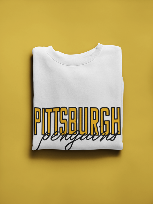 Vintage Hockey Sweatshirt | Pittsburgh Penguins