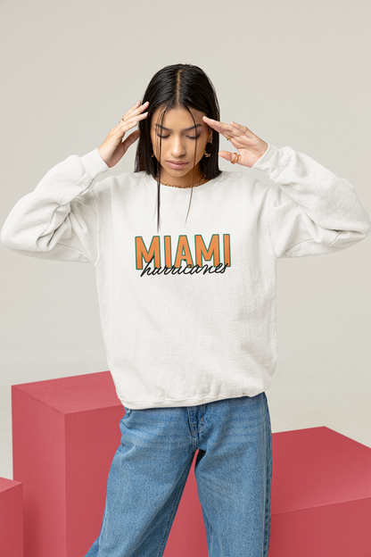 Vintage College Sweatshirt | Miami Hurricanes