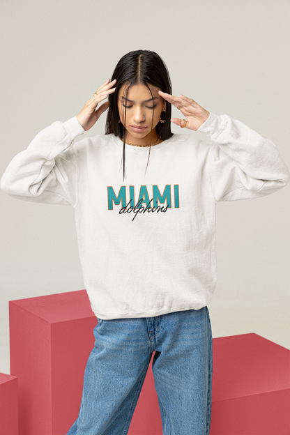 Vintage Football Sweatshirt | Miami Dolphins