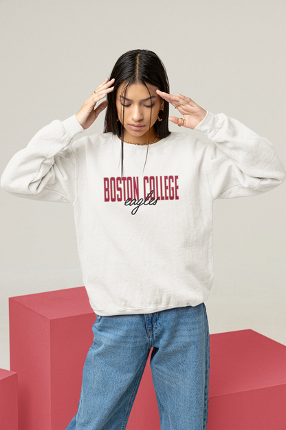 Vintage College Sweatshirt | Boston College Eagles