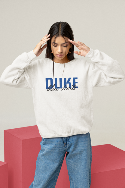 Vintage College Sweatshirt | Duke Blue Devils